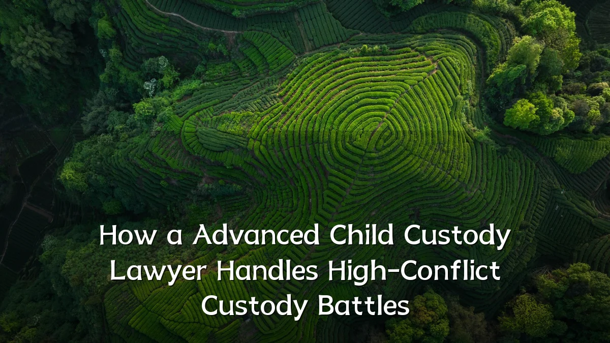 How a Advanced Child Custody Lawyer Handles High-Conflict Custody Battles