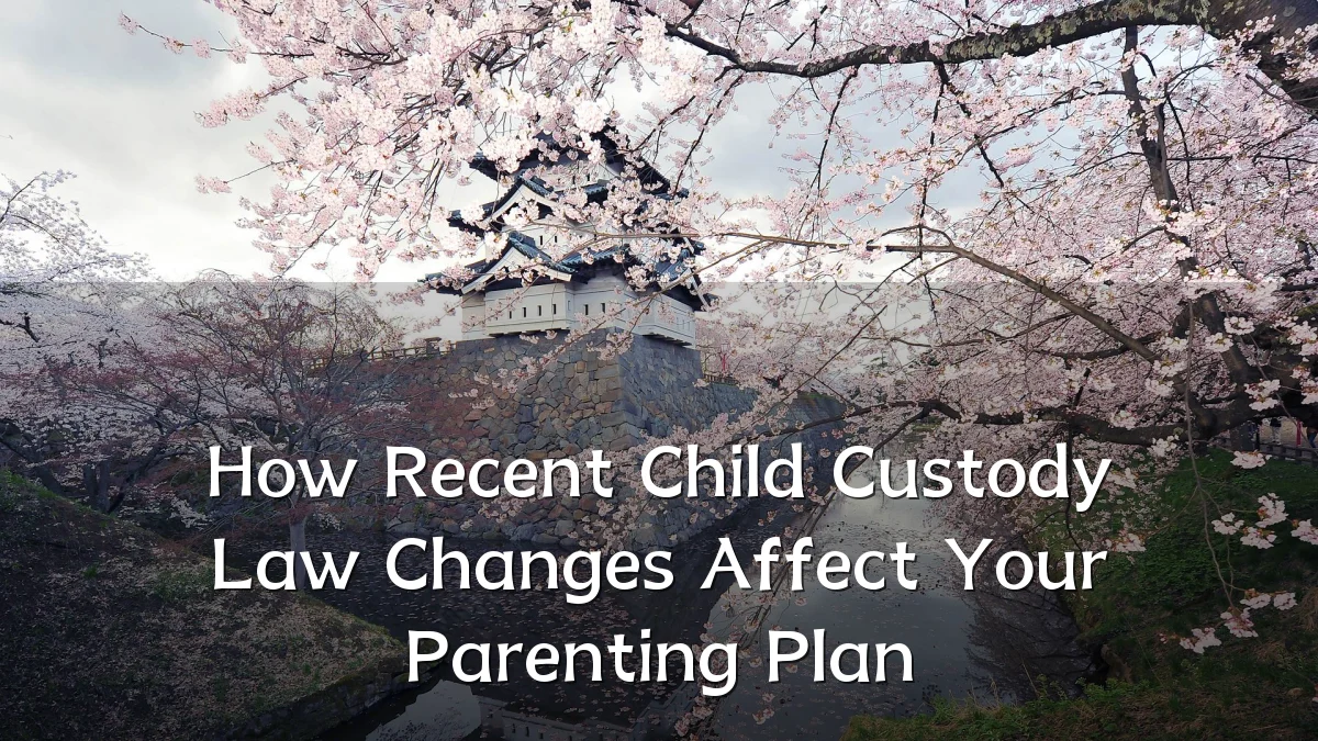 How Recent Child Custody Law Changes Affect Your Parenting Plan