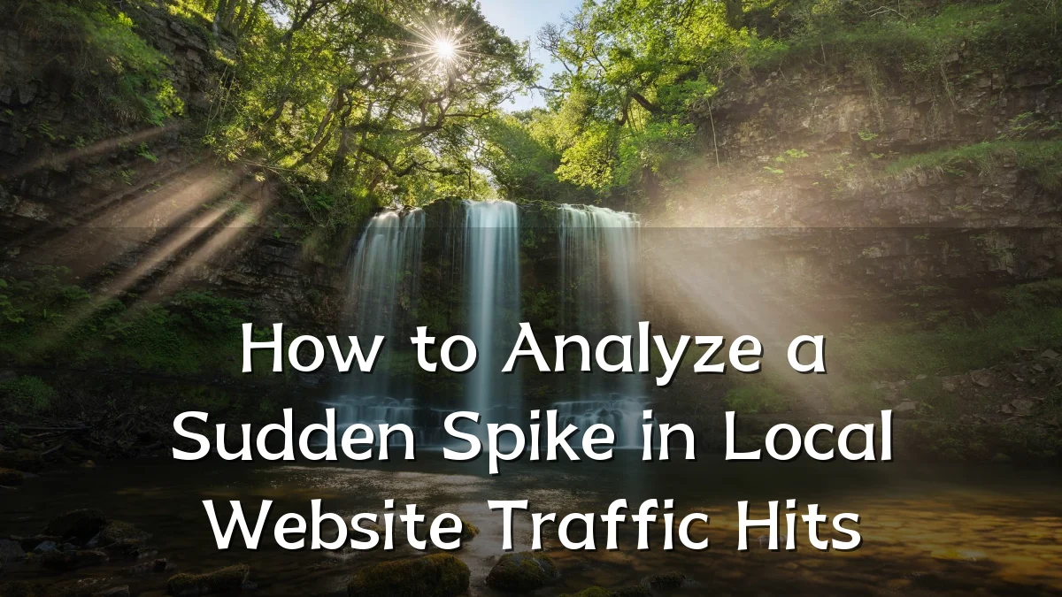How to Analyze a Sudden Spike in Local Website Traffic Hits