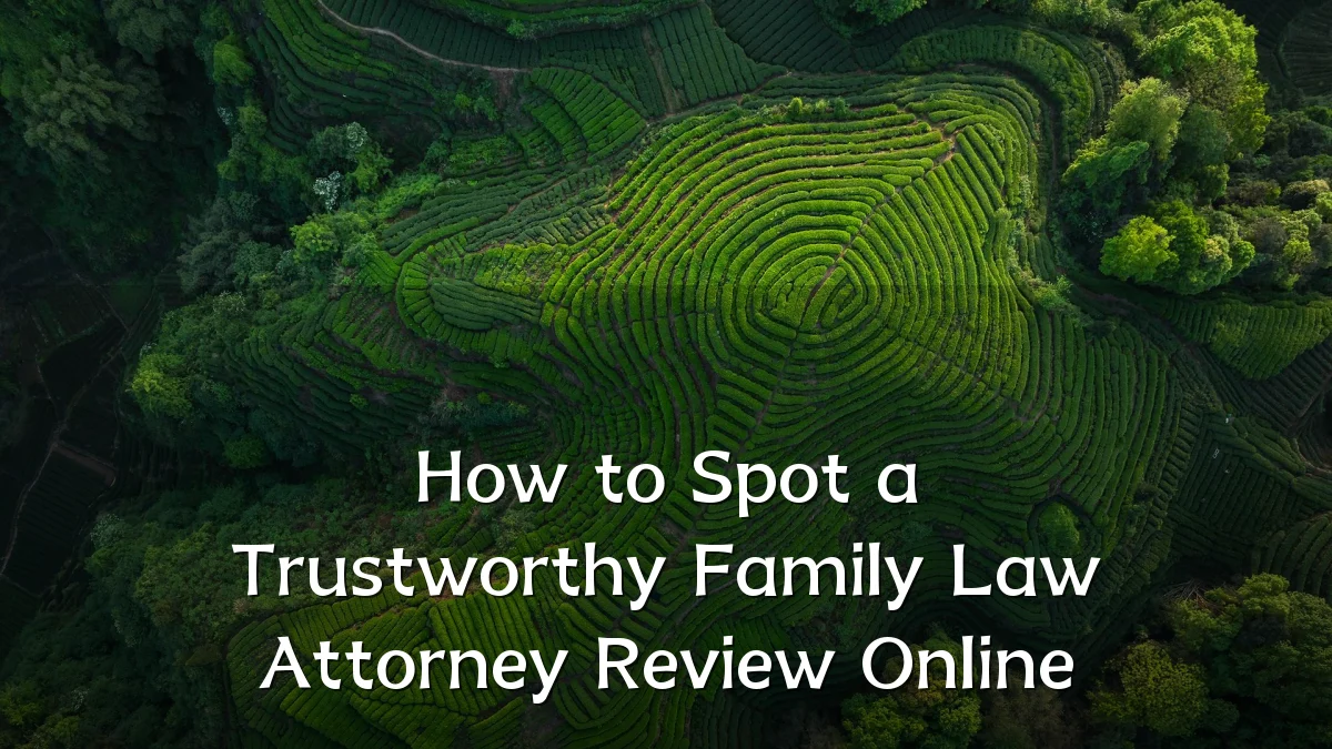 How to Spot a Trustworthy Family Law Attorney Review Online
