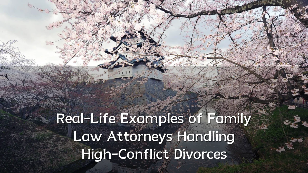Real-Life Examples of Family Law Attorneys Handling High-Conflict Divorces