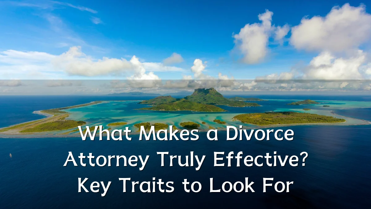 What Makes a Divorce Attorney Truly Effective? Key Traits to Look For