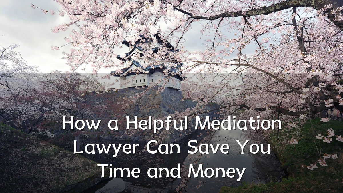 How a Helpful Mediation Lawyer Can Save You Time and Money
