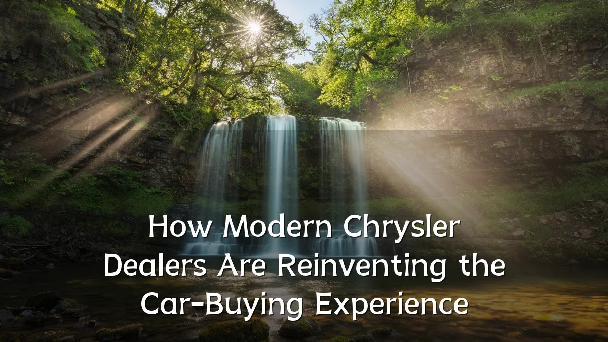 How Modern Chrysler Dealers Are Reinventing the Car-Buying Experience