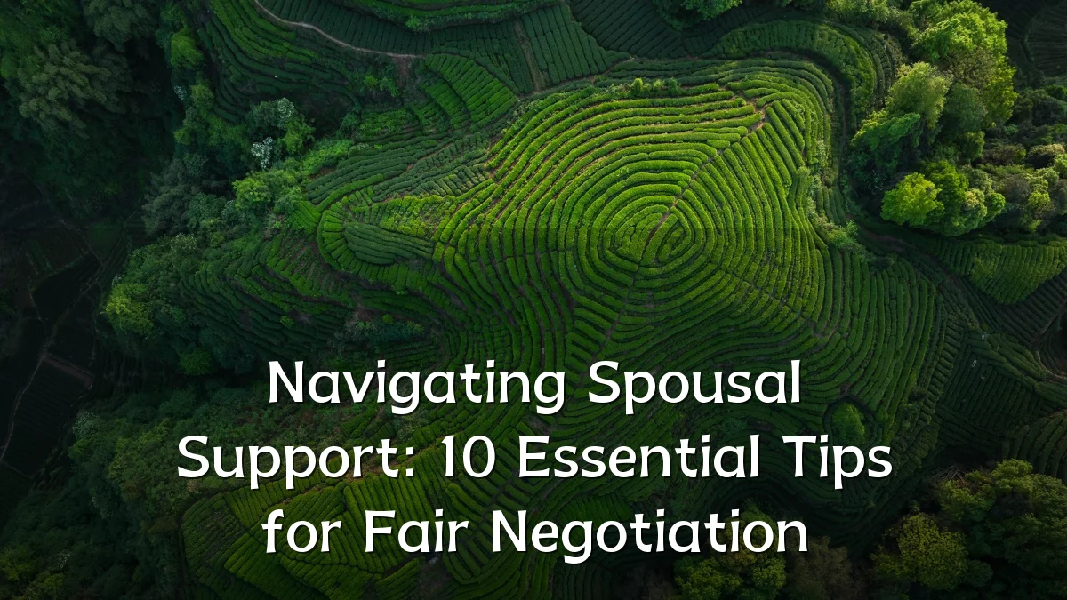 Navigating Spousal Support: 10 Essential Tips for Fair Negotiation