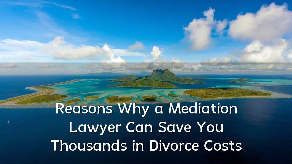 Reasons Why a Mediation Lawyer Can Save You Thousands in Divorce Costs