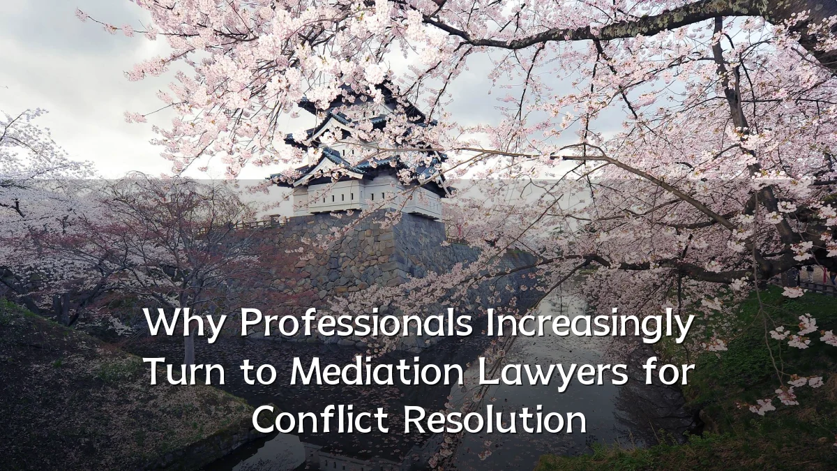 Why Professionals Increasingly Turn to Mediation Lawyers for Conflict Resolution